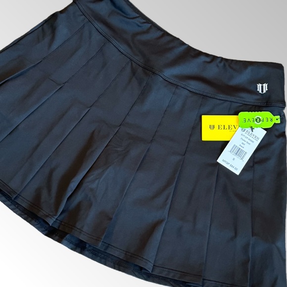Eleven by Venus Williams Skirt NWT Size Small Black Flutter Skirt‎ w/ Shorts - Picture 1 of 11